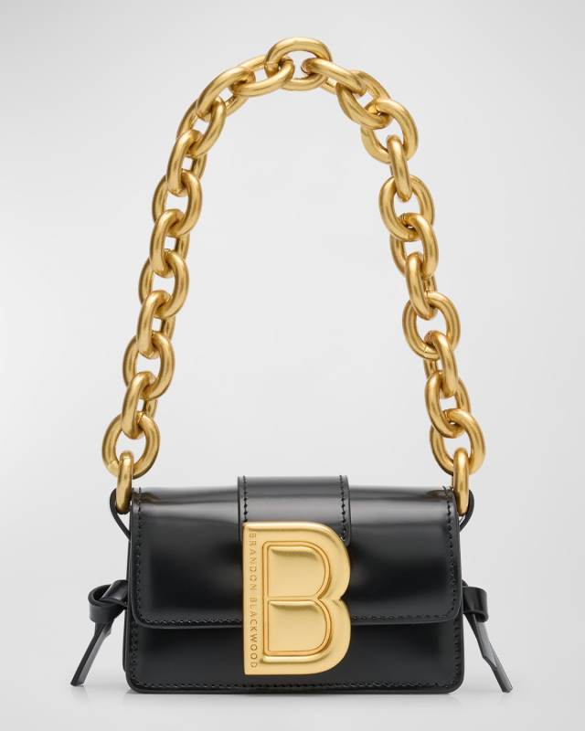 Nia Micro Flap Leather Shoulder Bag